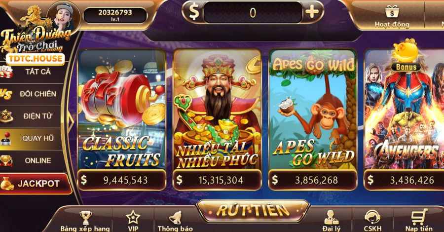 Máy đánh bạc và cơ hội trúng Jackpot tại new88.cc